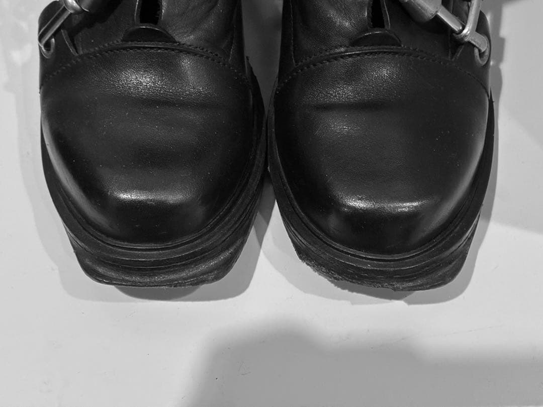 靴 96FW Dirk Bikkembergs Bungee Cord Boots.