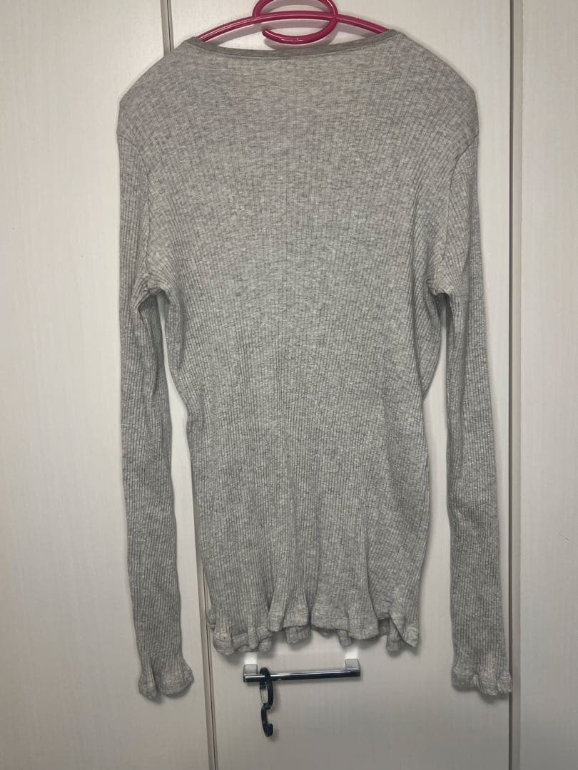 テレコヘンリーネックプルオーバー　ベージュ