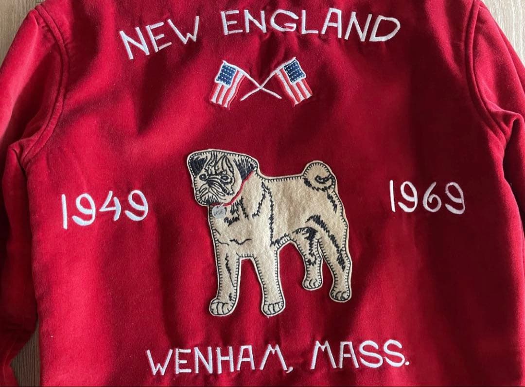 v*K様 BODE ボード スーベニアジャケット スカジャン　スタジャンレッド