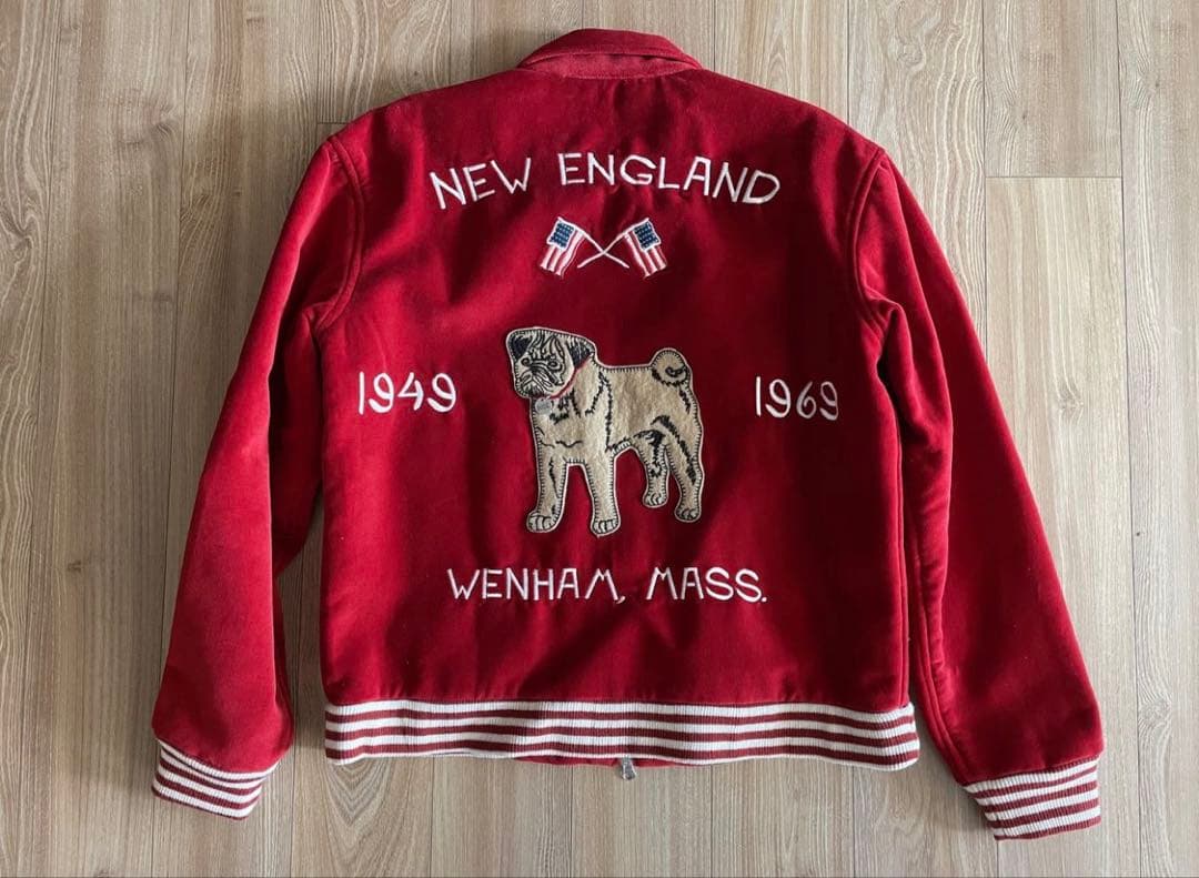 v*K様 BODE ボード スーベニアジャケット スカジャン　スタジャンレッド