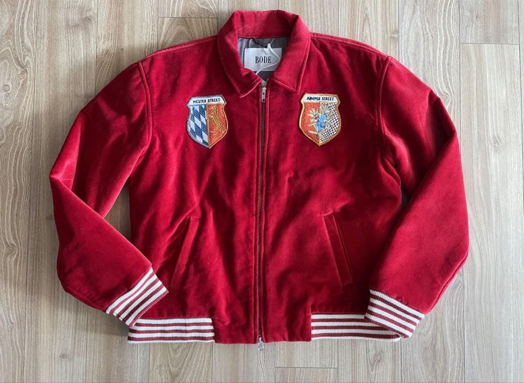 v*K様 BODE ボード スーベニアジャケット スカジャン　スタジャンレッド