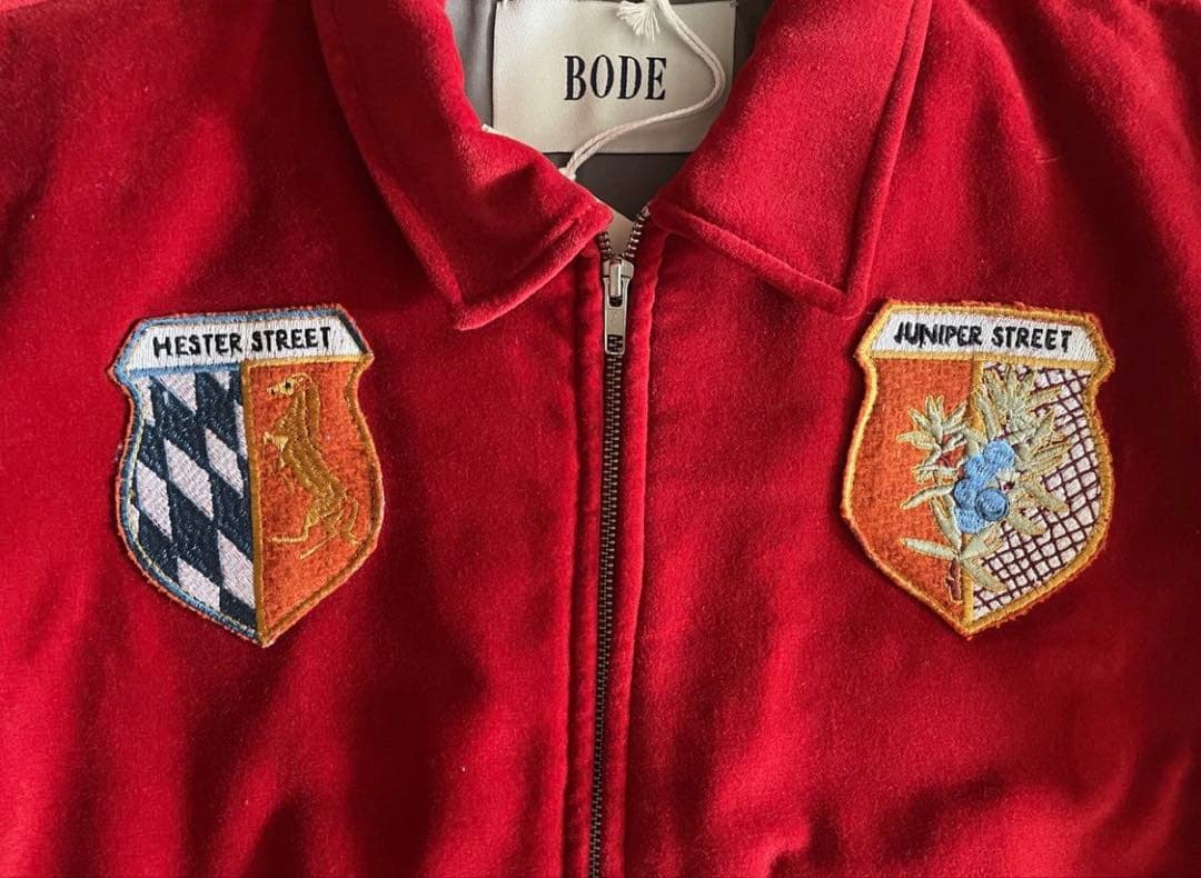 v*K様 BODE ボード スーベニアジャケット スカジャン　スタジャンレッド