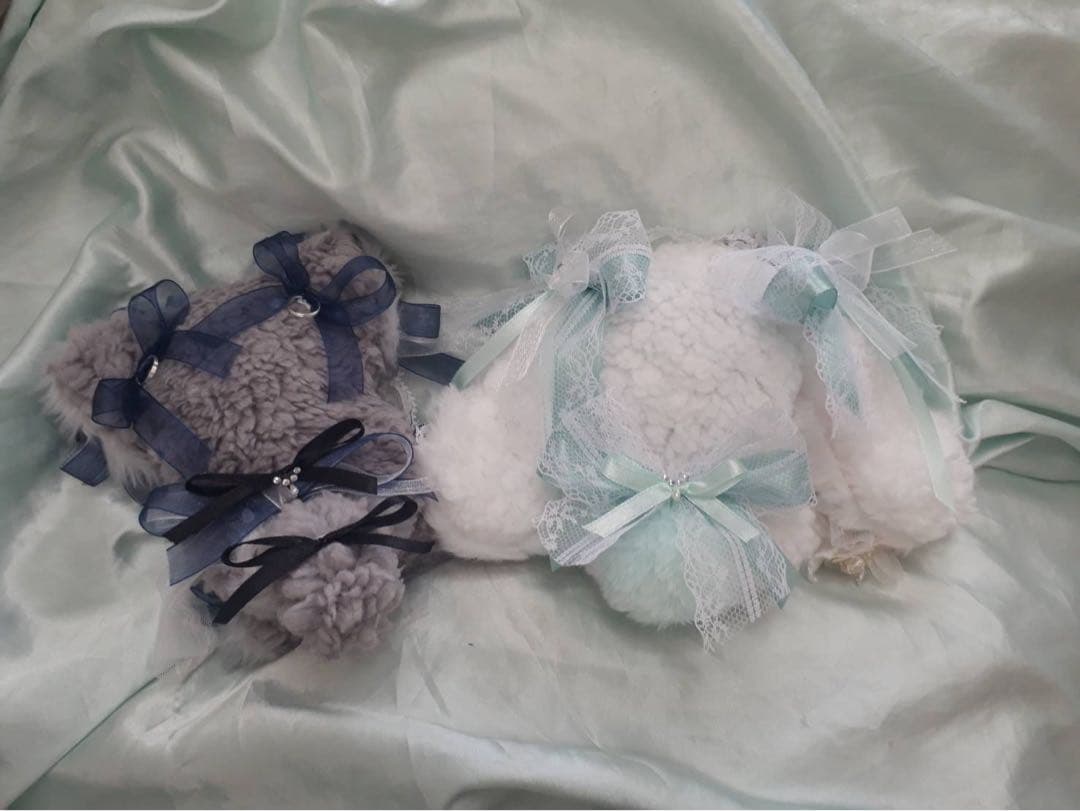 夏向様ぬい服ふわふわ猫耳うさ耳着ぐるみ にじぱぺ ちびぐるみ いつぬい