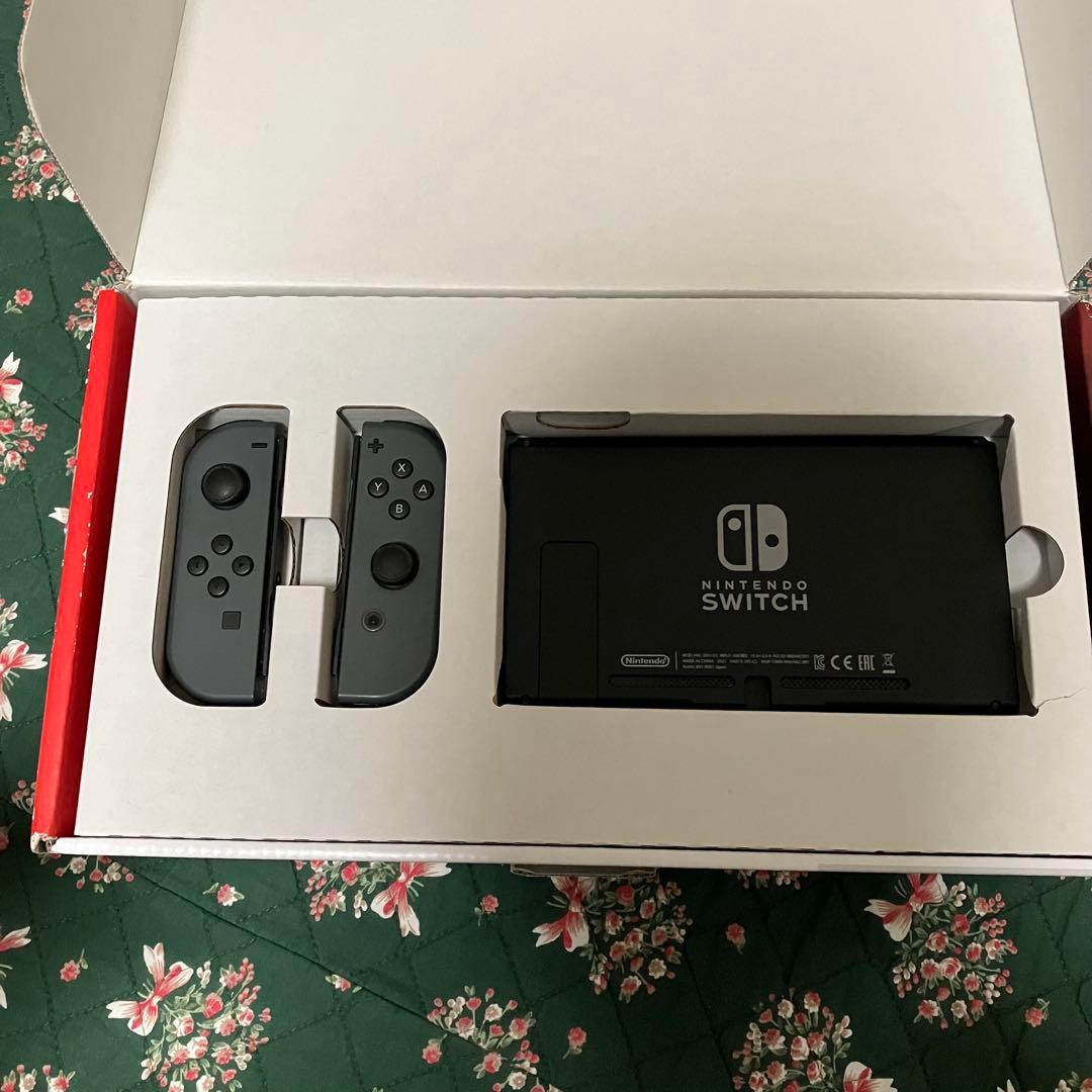 【強化版】Nintendo Switch ニンテンドースイッチ　グレー