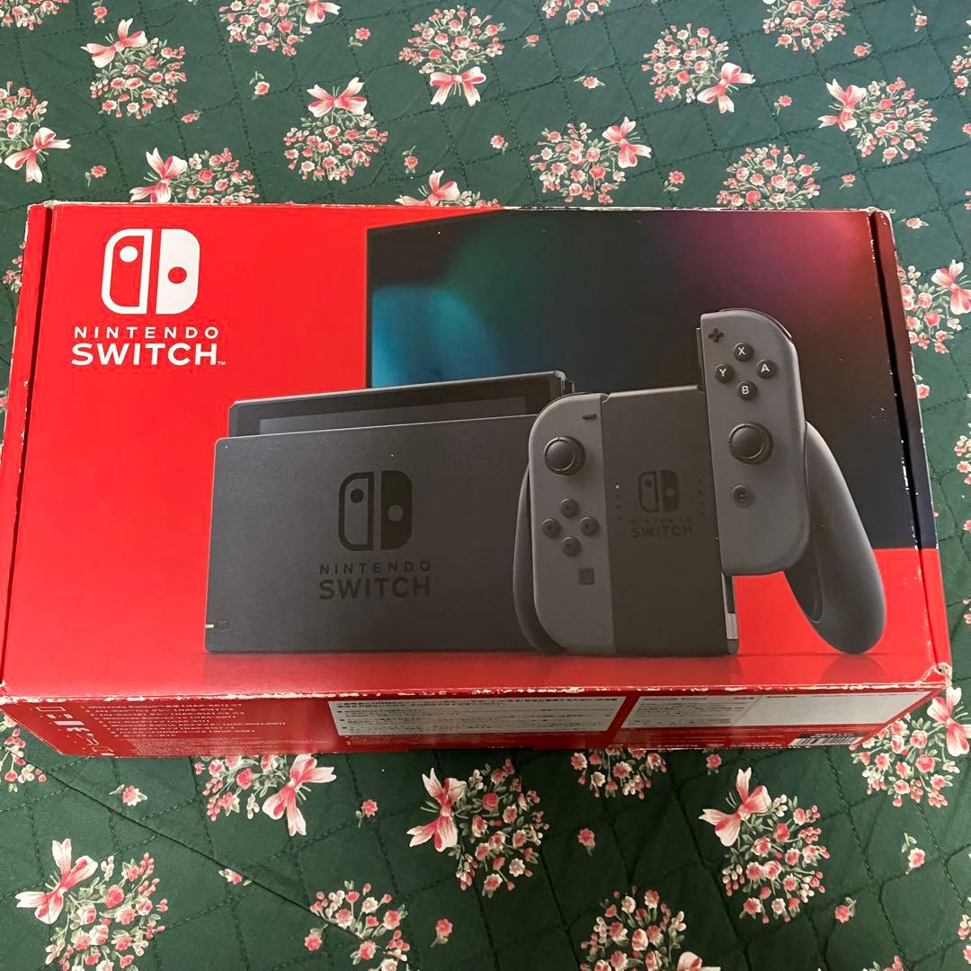 【強化版】Nintendo Switch ニンテンドースイッチ　グレー