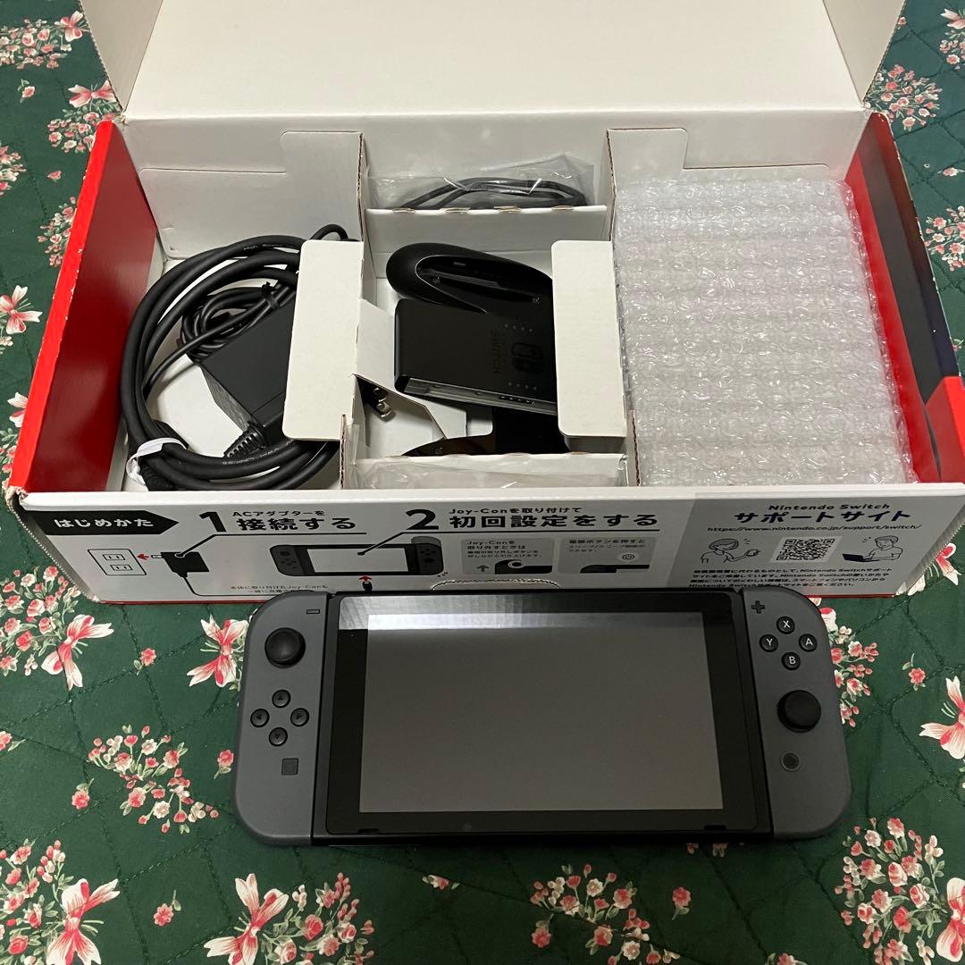 【強化版】Nintendo Switch ニンテンドースイッチ　グレー