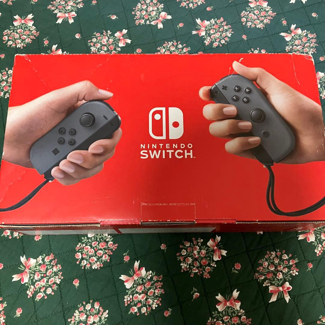 【強化版】Nintendo Switch ニンテンドースイッチ　グレー