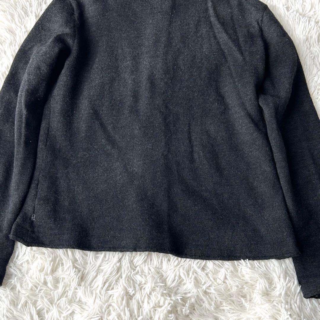 希少✨　美品　45rpm ウール縮絨　スタンドカラージャケット　ロゴ刺繍