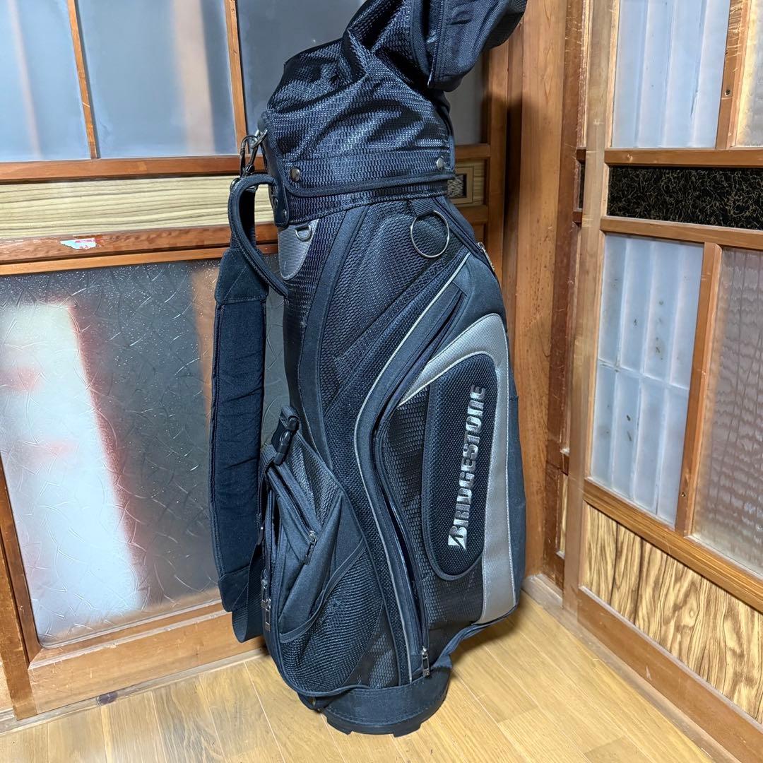 BRIDGESTONE ブラックキャディバッグ