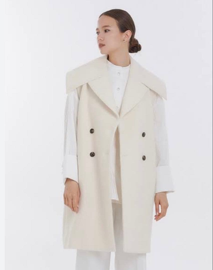 【最終価格】yori shirocon ボコボコビッグカラージレ