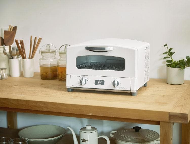 アラジン グラファイトトースター 2枚焼き ホワイト：AET-GS13N(W)