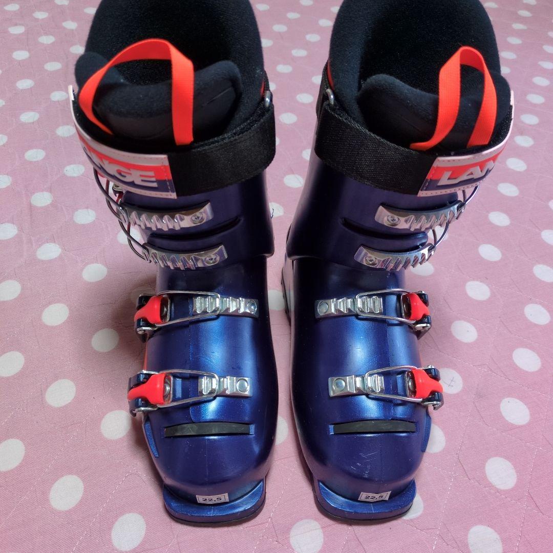 LANGE RSJ 60 子ども用スキーブーツ 青　22.5センチ　美品
