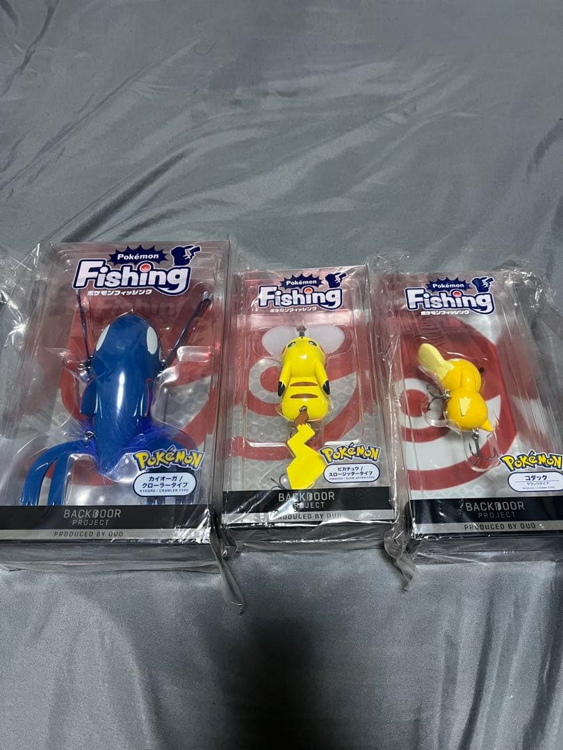 ポケモンフィッシング　DUO　カイオーガ　ピカチュウ　コダック