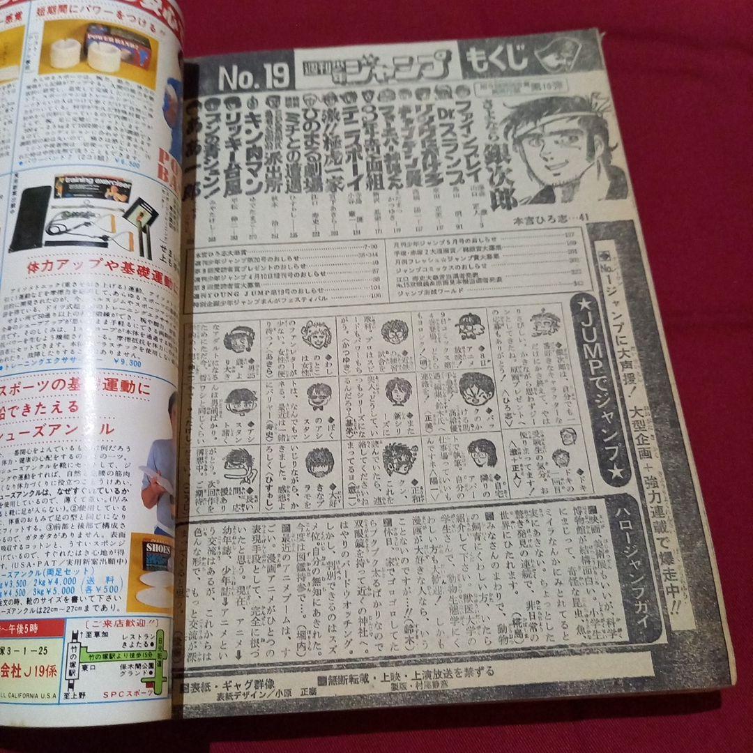 【当時物美品】週刊 少年 ジャンプ 1981年19号 漫画 アニメ