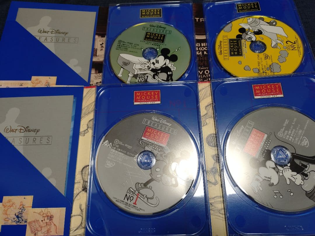 ミッキーマウス/B&W エピソード 1,2 カラーエピソード 1,2セット