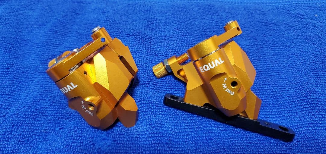 GROWTAC イコール ディスクブレーキ ゴールド フラットマウント