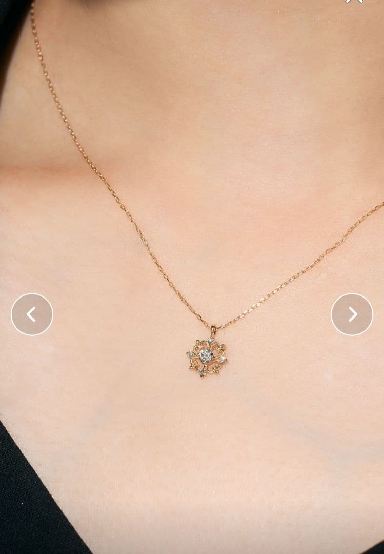 ち*⭐様 Jewel closet by L&Co. K10 ダイヤモンド ネッ