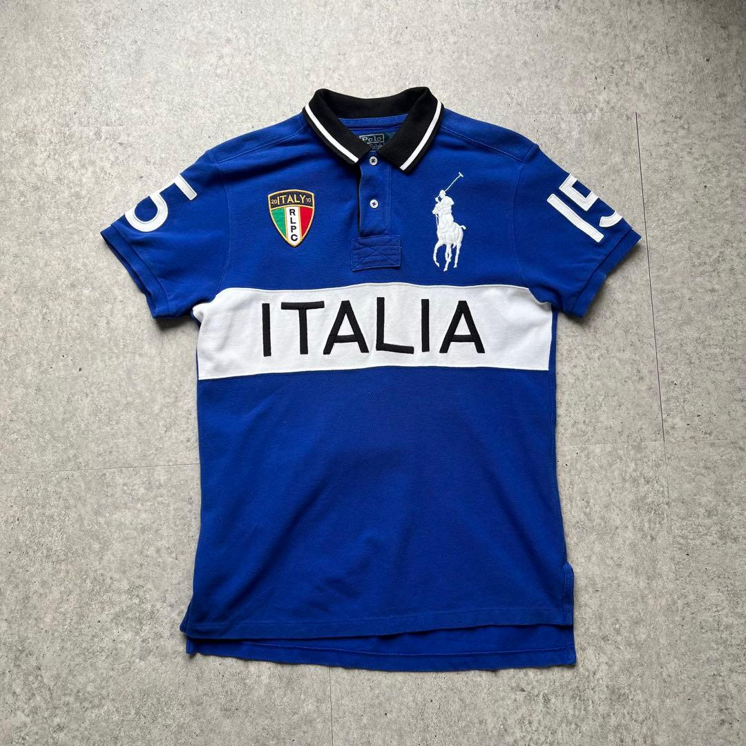 ラルフローレン ポロシャツ イタリア ビックポニー ナンバリング y2k