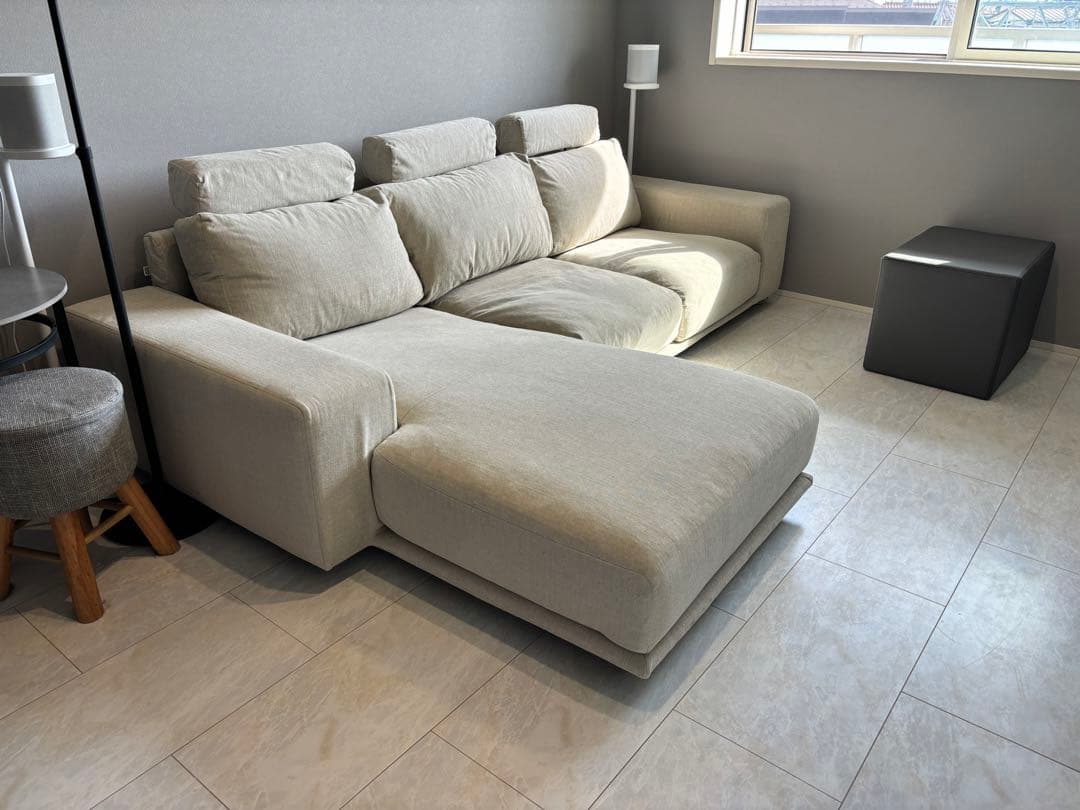 【yui07】【セット販売1/2】Noyesカウチソファ