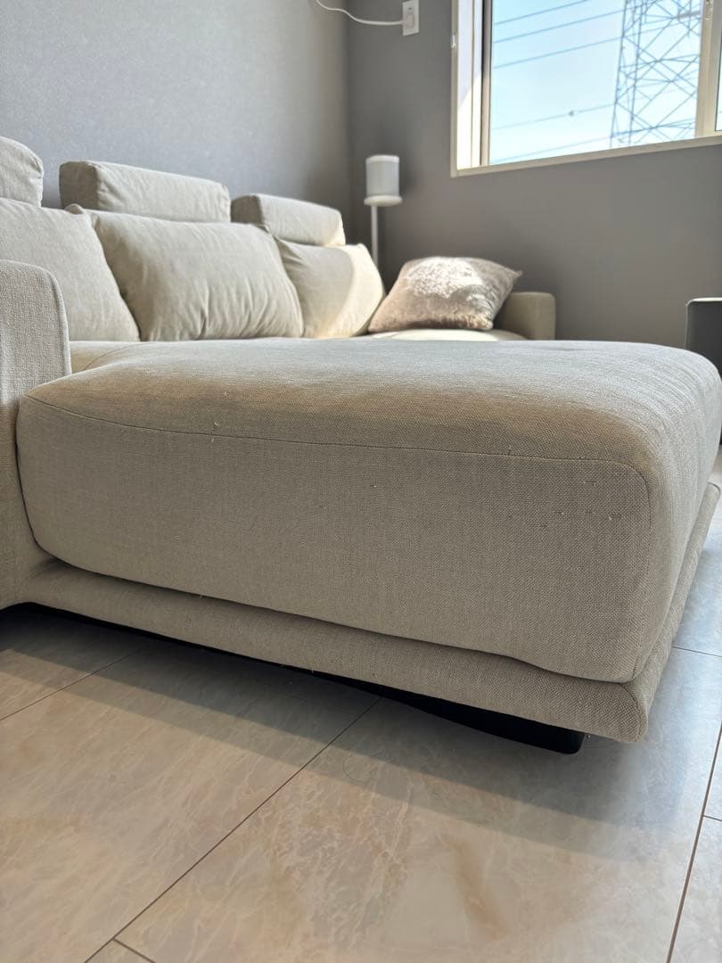 【yui07】【セット販売1/2】Noyesカウチソファ