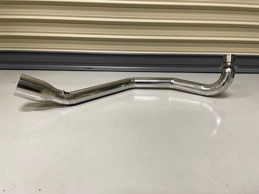 ダックスとモンキー　車高短用　ワンオフ　エキパイ　ステンレス製　エキパイのみ