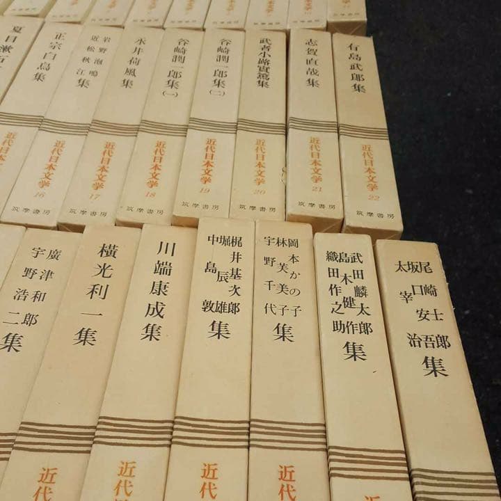 近代日本文学 筑摩書房 全巻セット 35巻 その2