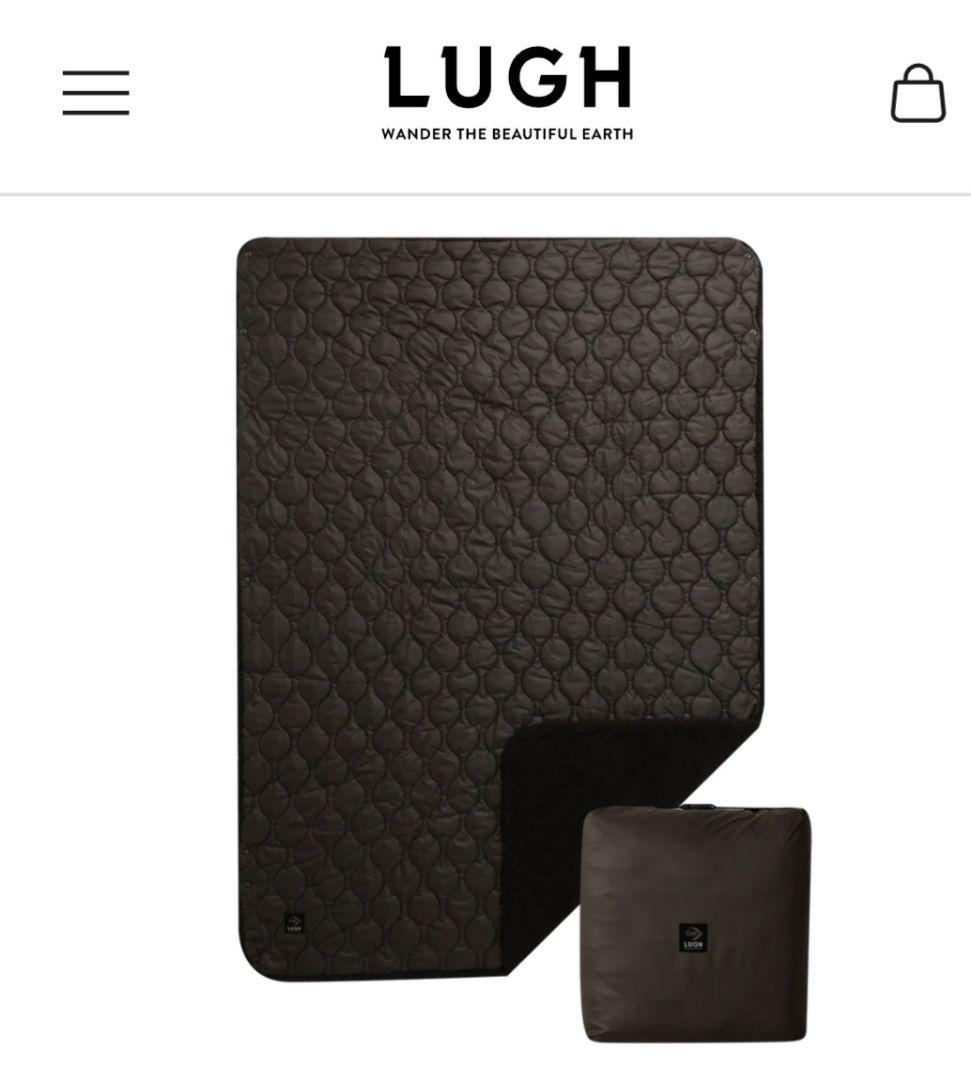 LUGH（ルー） LUGH魔法瓶ブランケットClassic Lサイズ ブラック