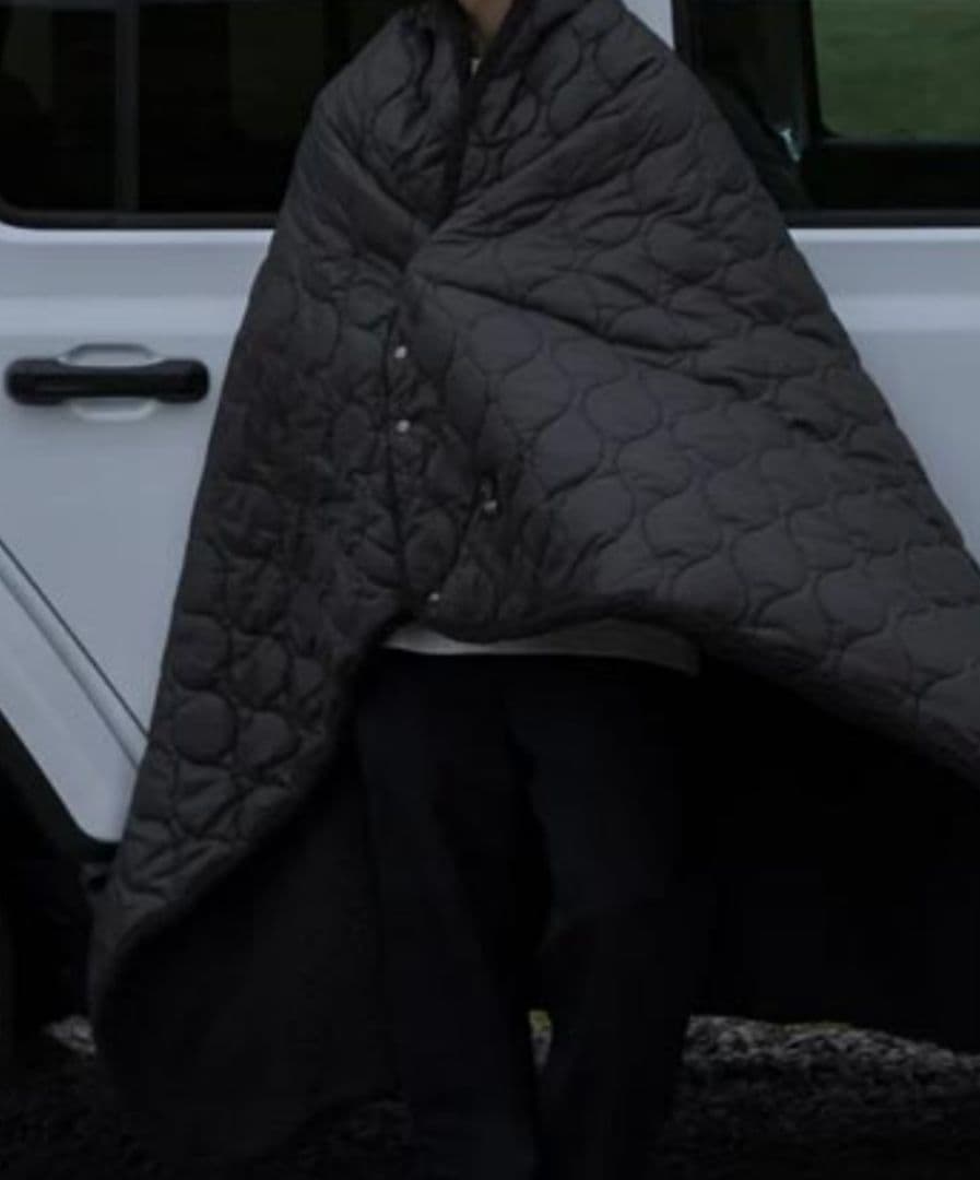 LUGH（ルー） LUGH魔法瓶ブランケットClassic Lサイズ ブラック