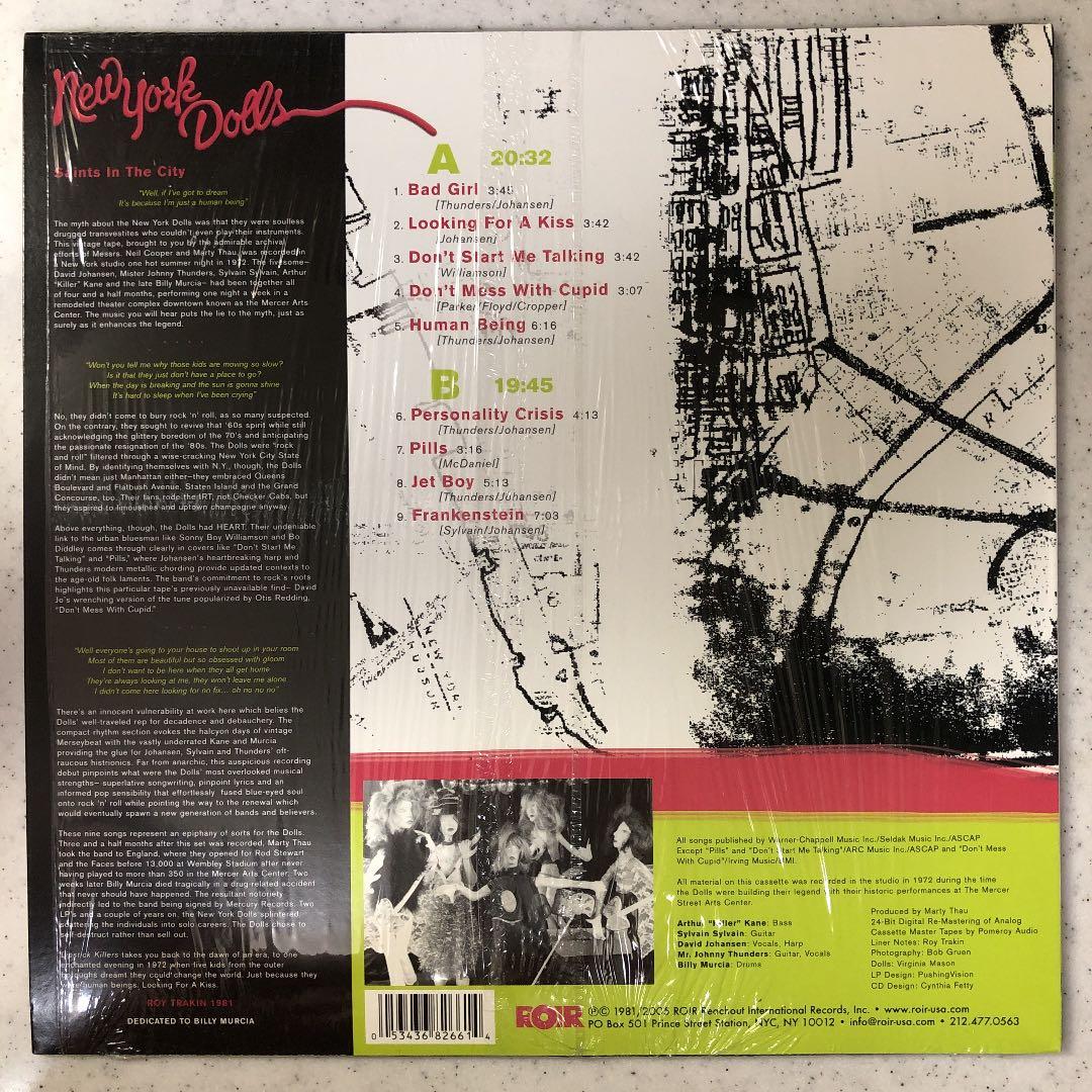 最初期！ NEW YORK DOLLS 20歳 JOHNNY THUNDERS