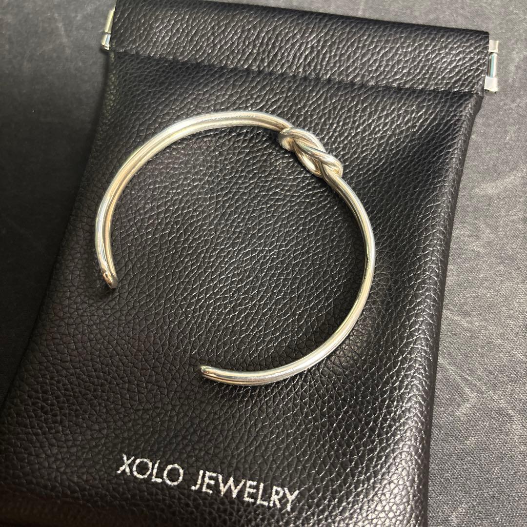 XOLO JEWELRY シルバー バングル　ダブルノット