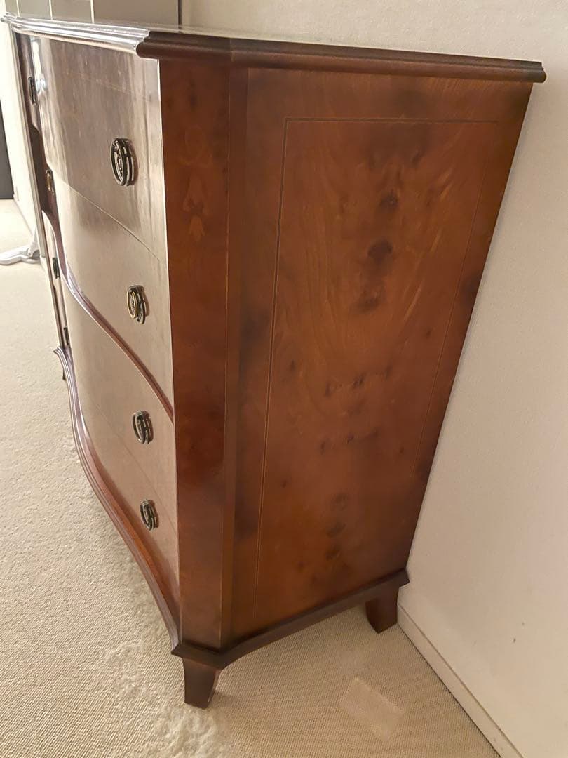 イタリア家具　４段チェスト