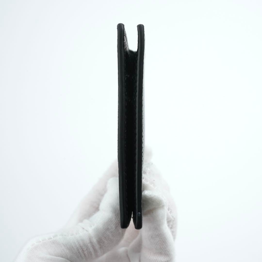 ✨未使用展示品・箱購入カード付き✨　ダンヒル　マネークリップ　ロゴ刻印　本革