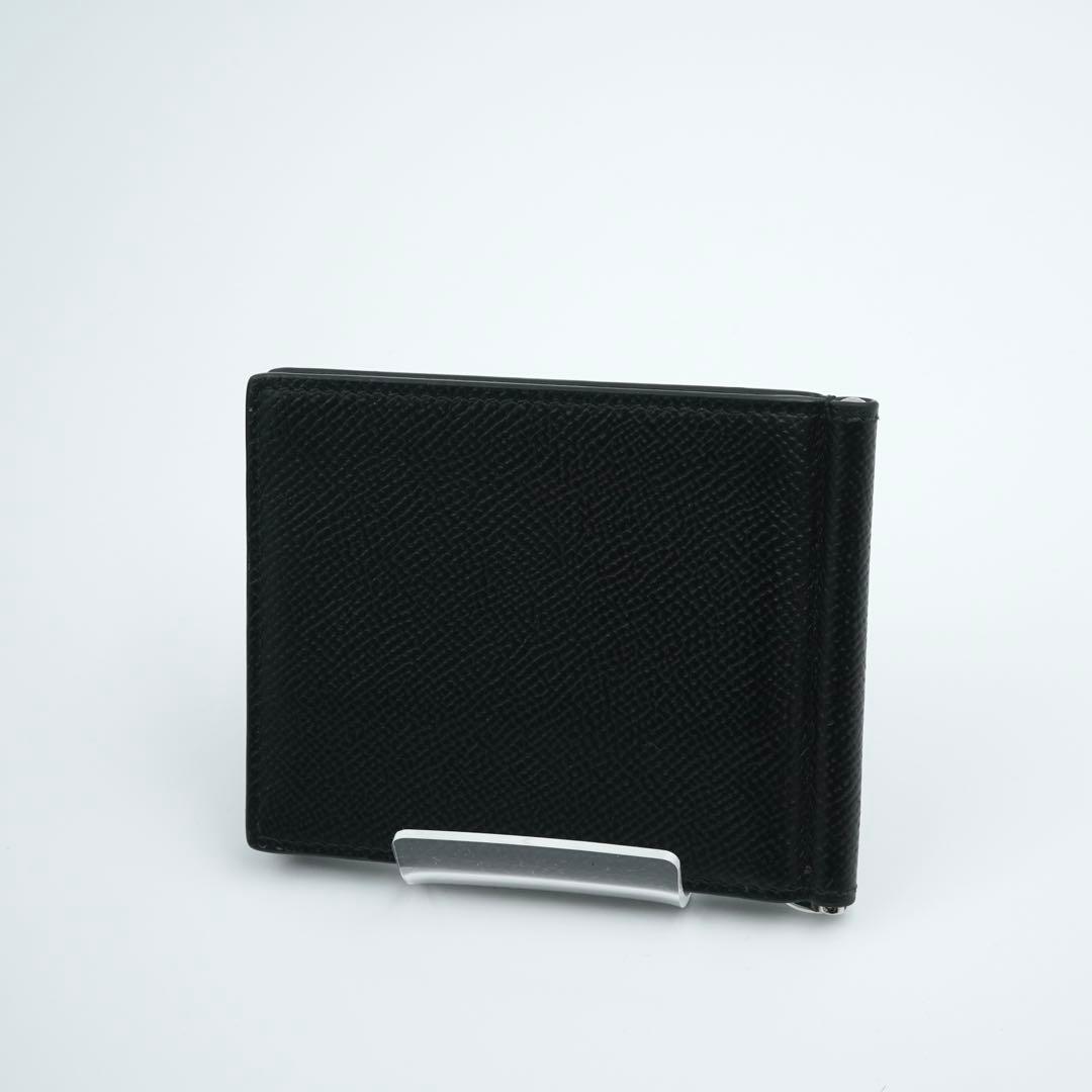 ✨未使用展示品・箱購入カード付き✨　ダンヒル　マネークリップ　ロゴ刻印　本革