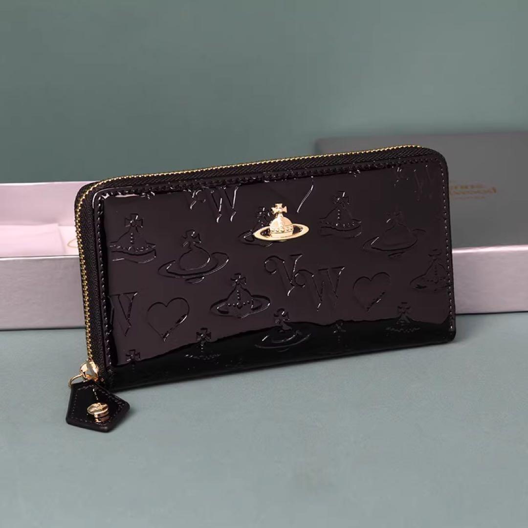 Vivienne Westwood 長財布 ブラック 大人気
