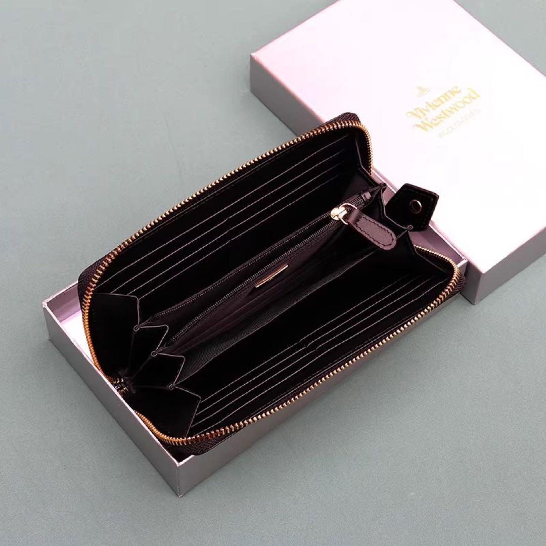 Vivienne Westwood 長財布 ブラック 大人気