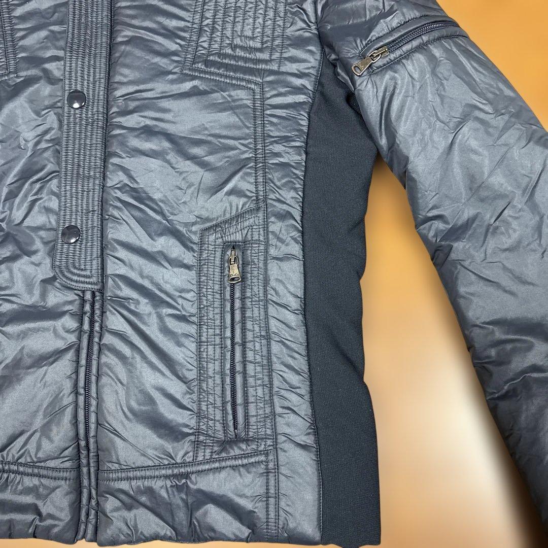 DOLCE&GABBANA ネイビーダウンジャケット　フードあり