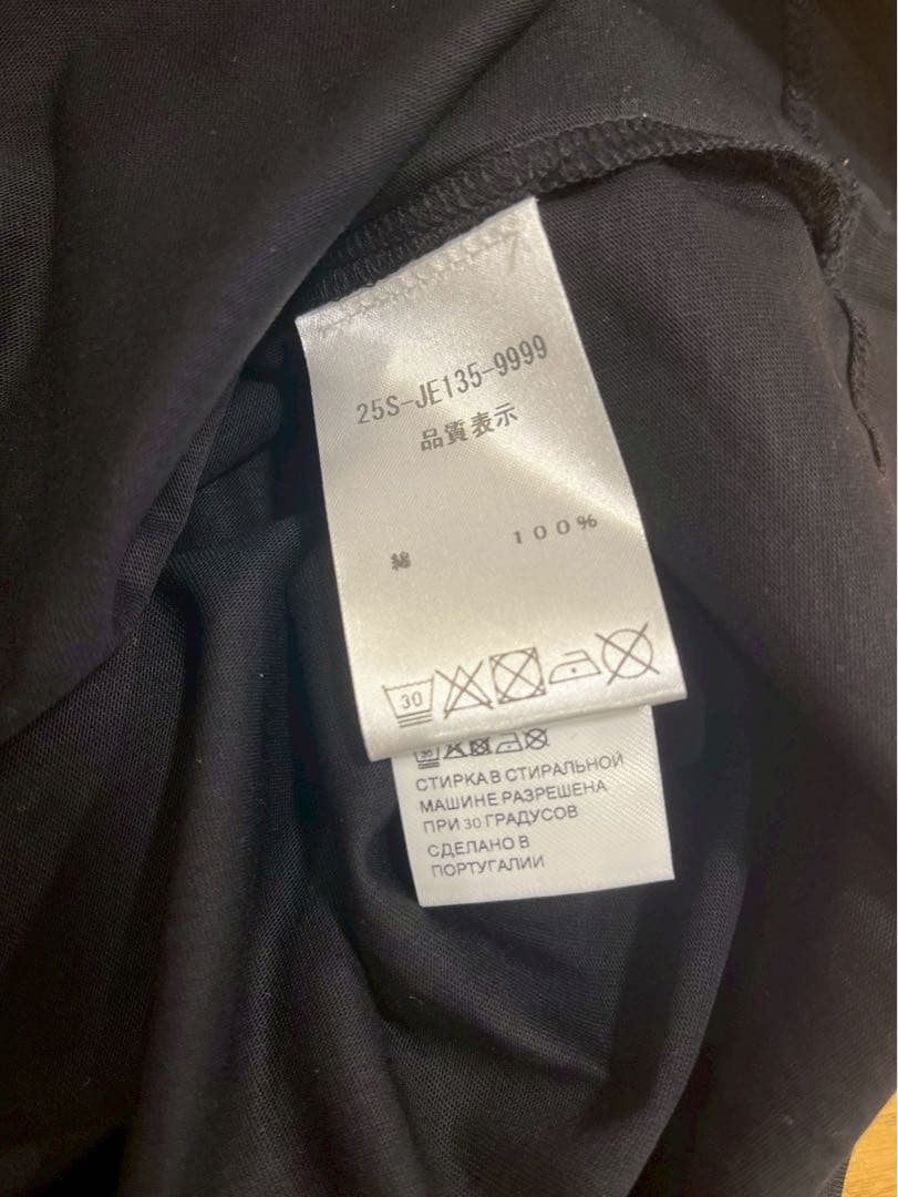 【新品未使用】PATOU ブラック 半袖Tシャツ　タグ付き　定価42900円