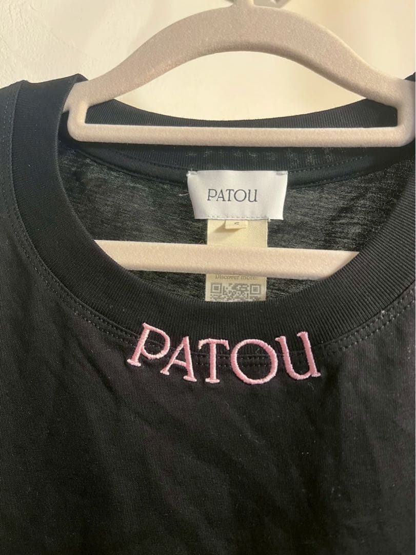 【新品未使用】PATOU ブラック 半袖Tシャツ　タグ付き　定価42900円