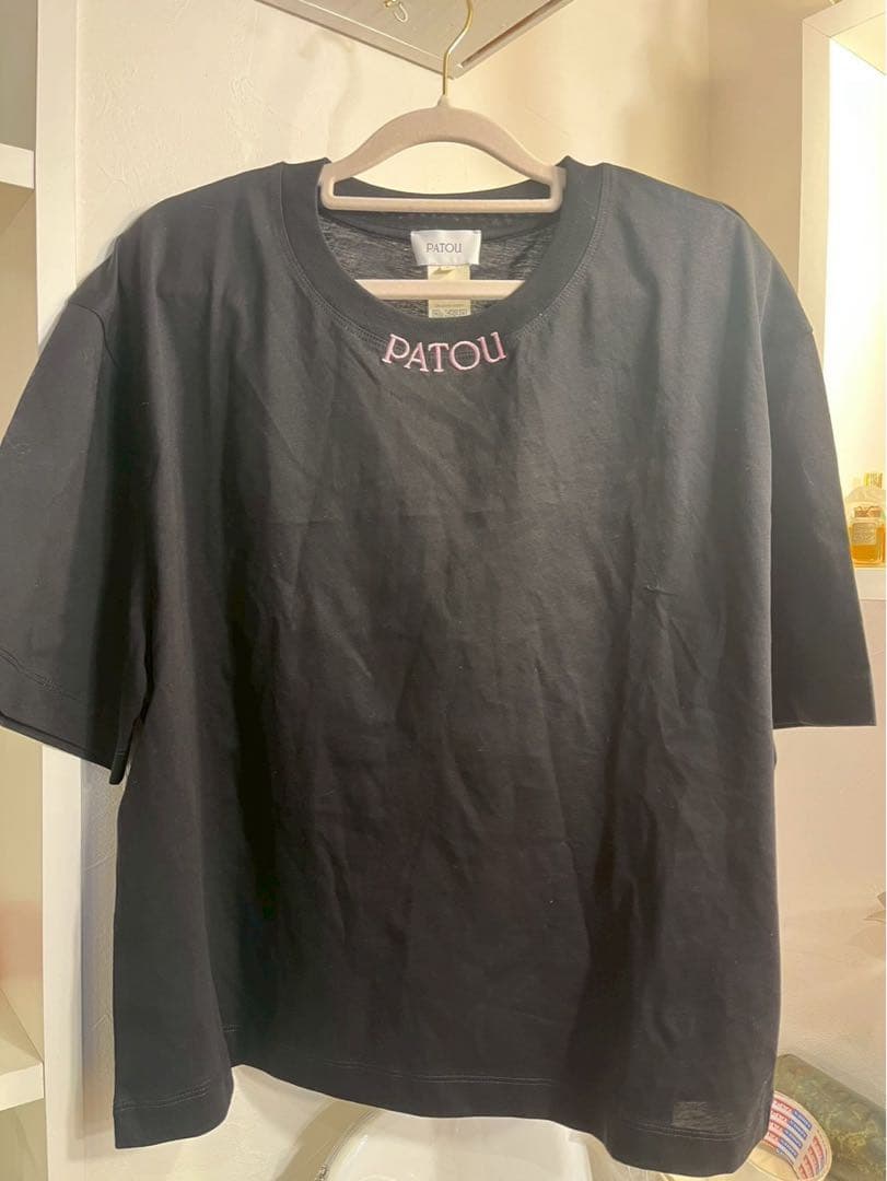 【新品未使用】PATOU ブラック 半袖Tシャツ　タグ付き　定価42900円