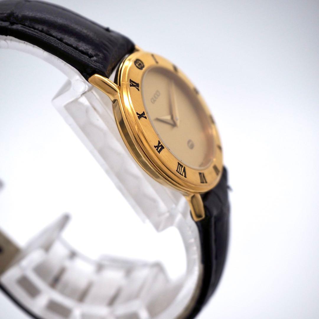 119【美品】GUCCI レディース 時計 3000L 新品ベルト ゴールド
