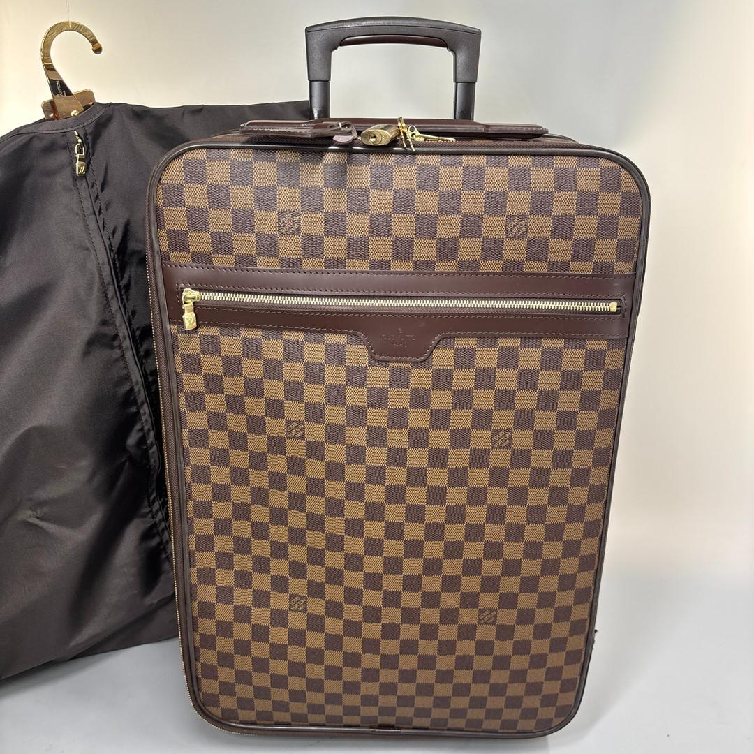 超極美品 ルイヴィトン■ダミエ ペガス55 N23294 レザー スーツケース