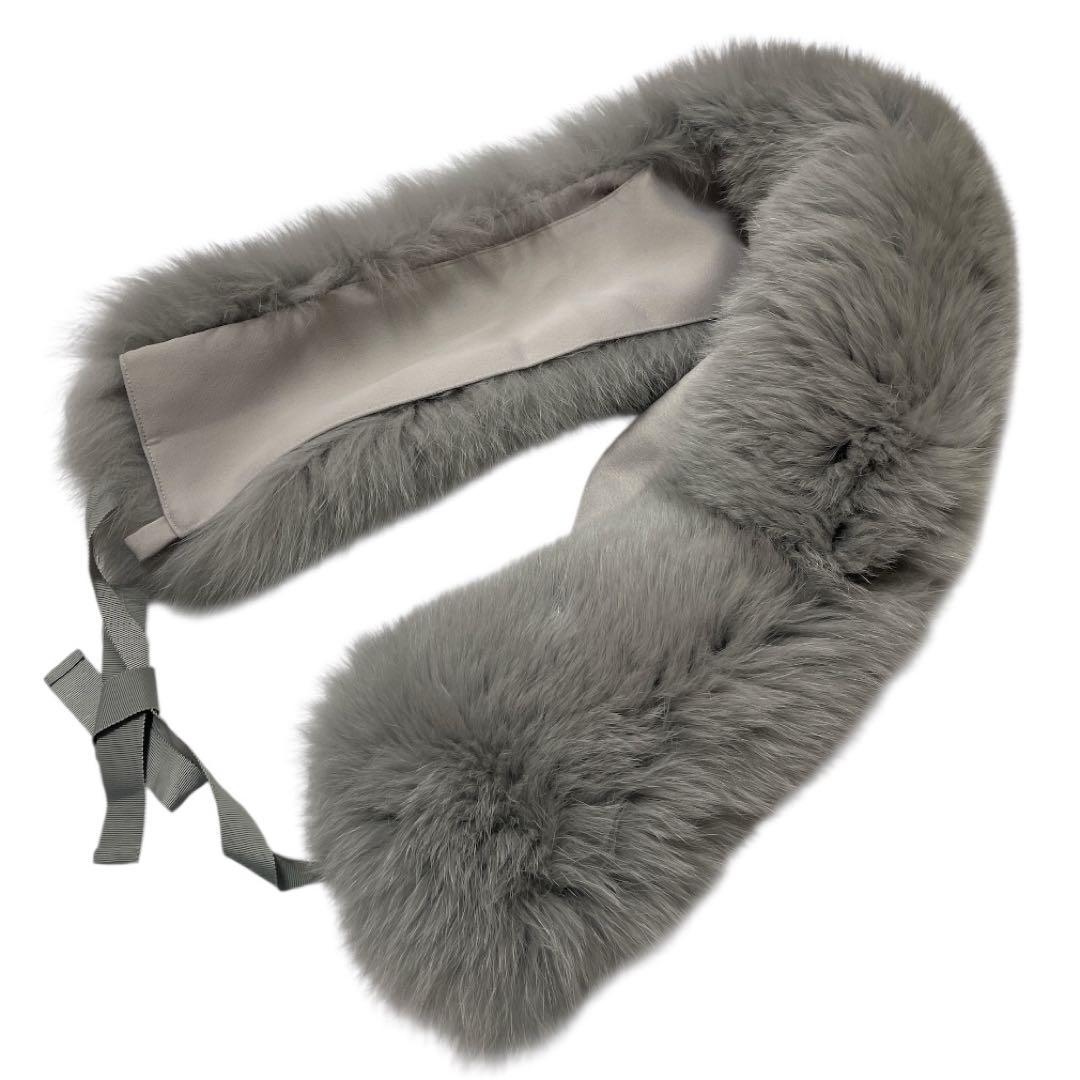 ANTEPRIMA アンテプリマ ティペット　サガフォックス　グレー　ゴージャス