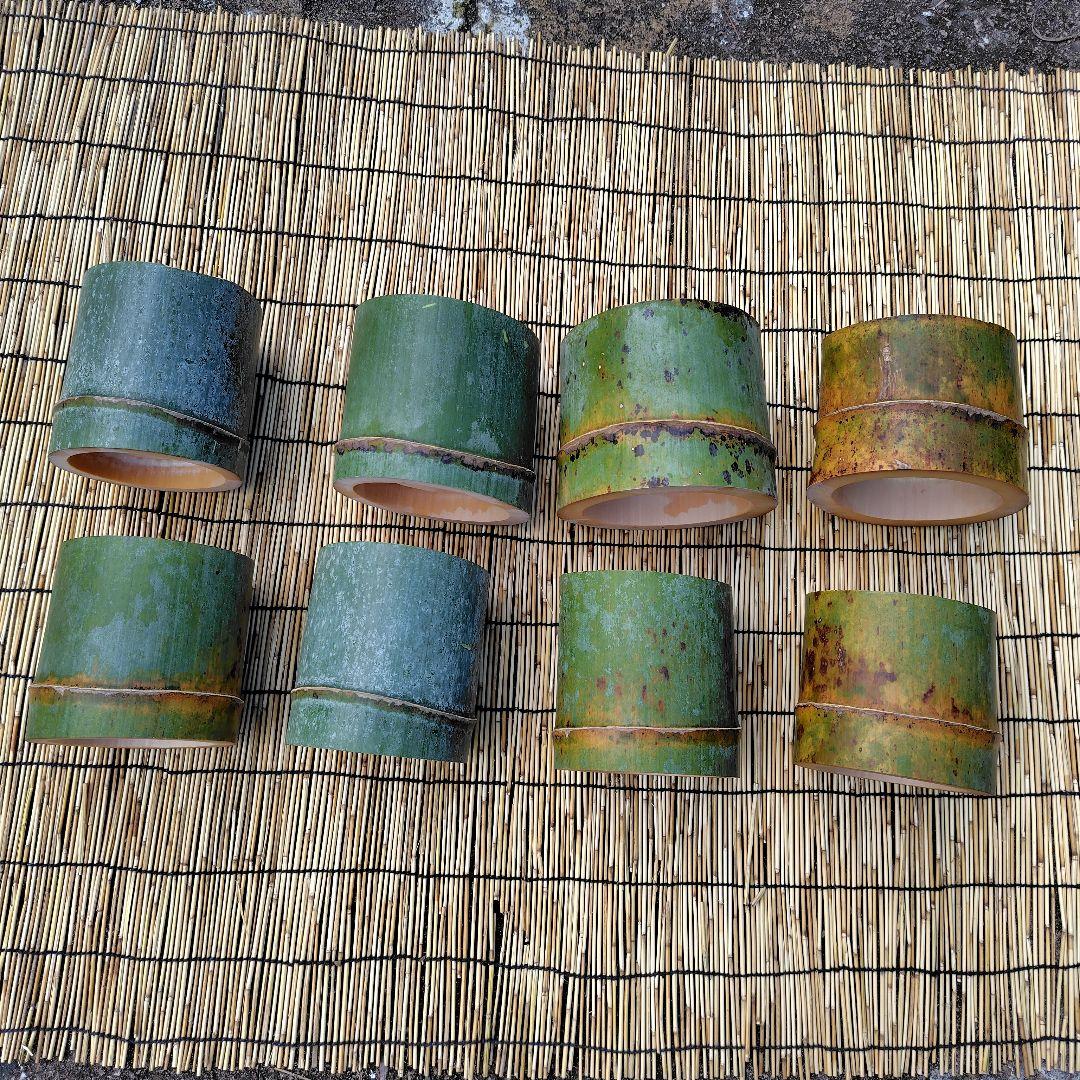 JK様「専用画面」　香川県産→　孟宗竹・花器　８個　極太サイズ