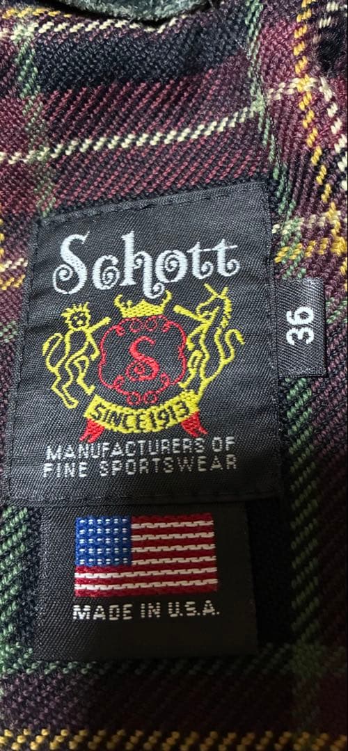 ショットDポケットスタジャンUSA製