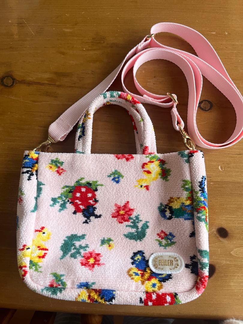 フェイラー　ホテルニューオータニ限定　ハイジルーム　ショルダーバック(ピンク)