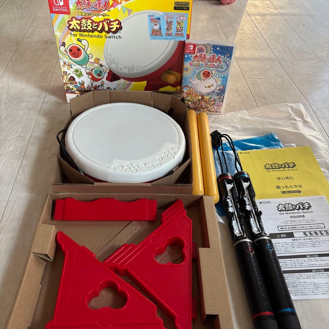 太鼓の達人 ソフト/ 太鼓とバチ専用コントローラー/太鼓フィットネス