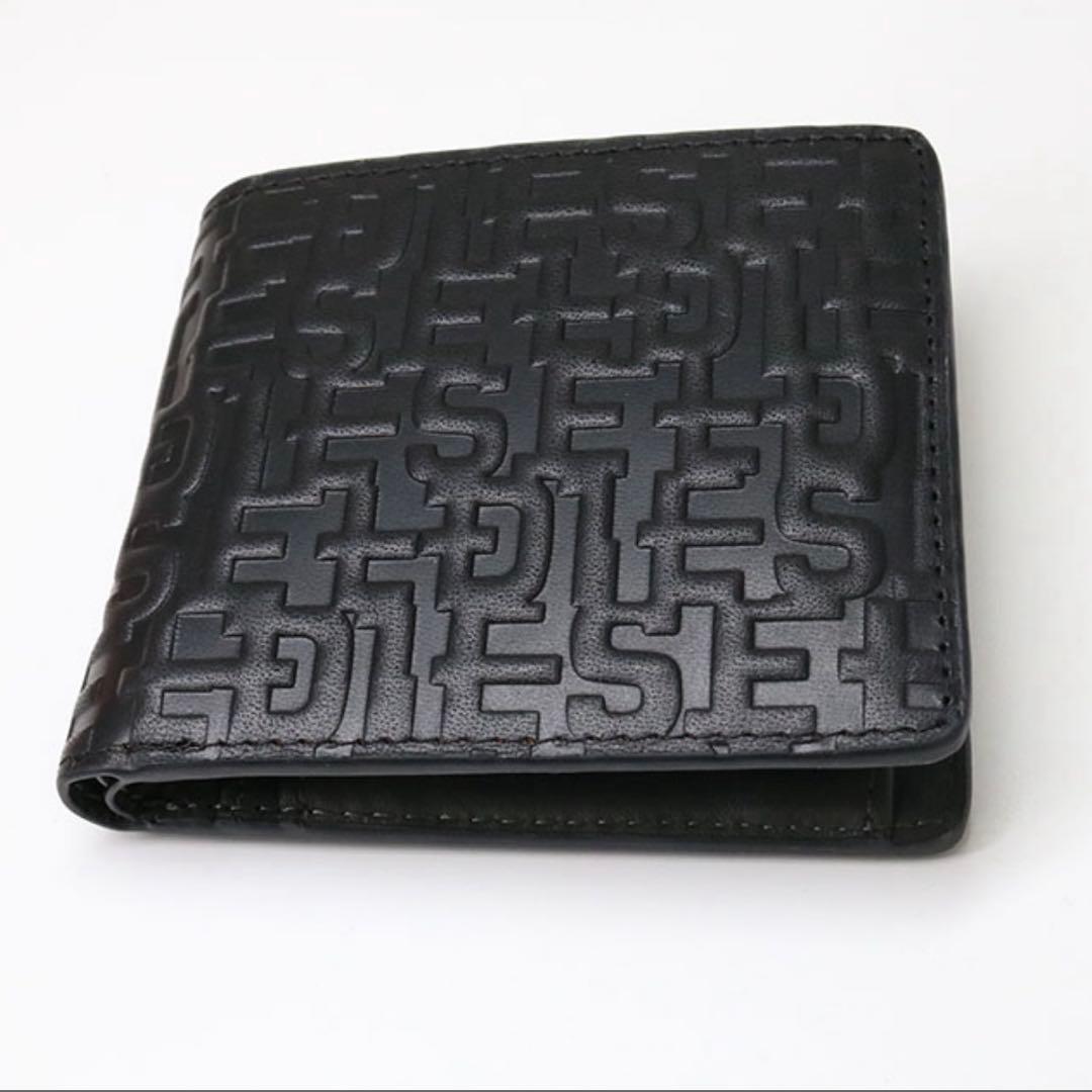 DIESEL エンボス加工 二つ折り財布