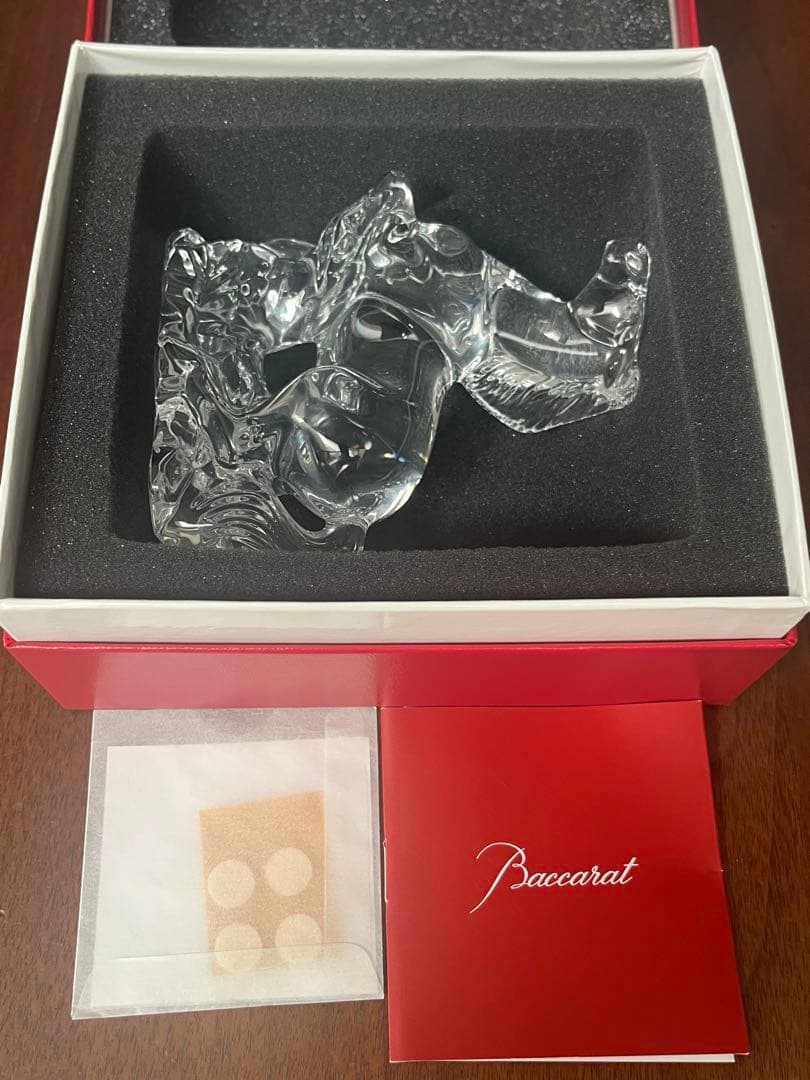 Baccarat バカラ クリスタル 干支 午 馬 置物