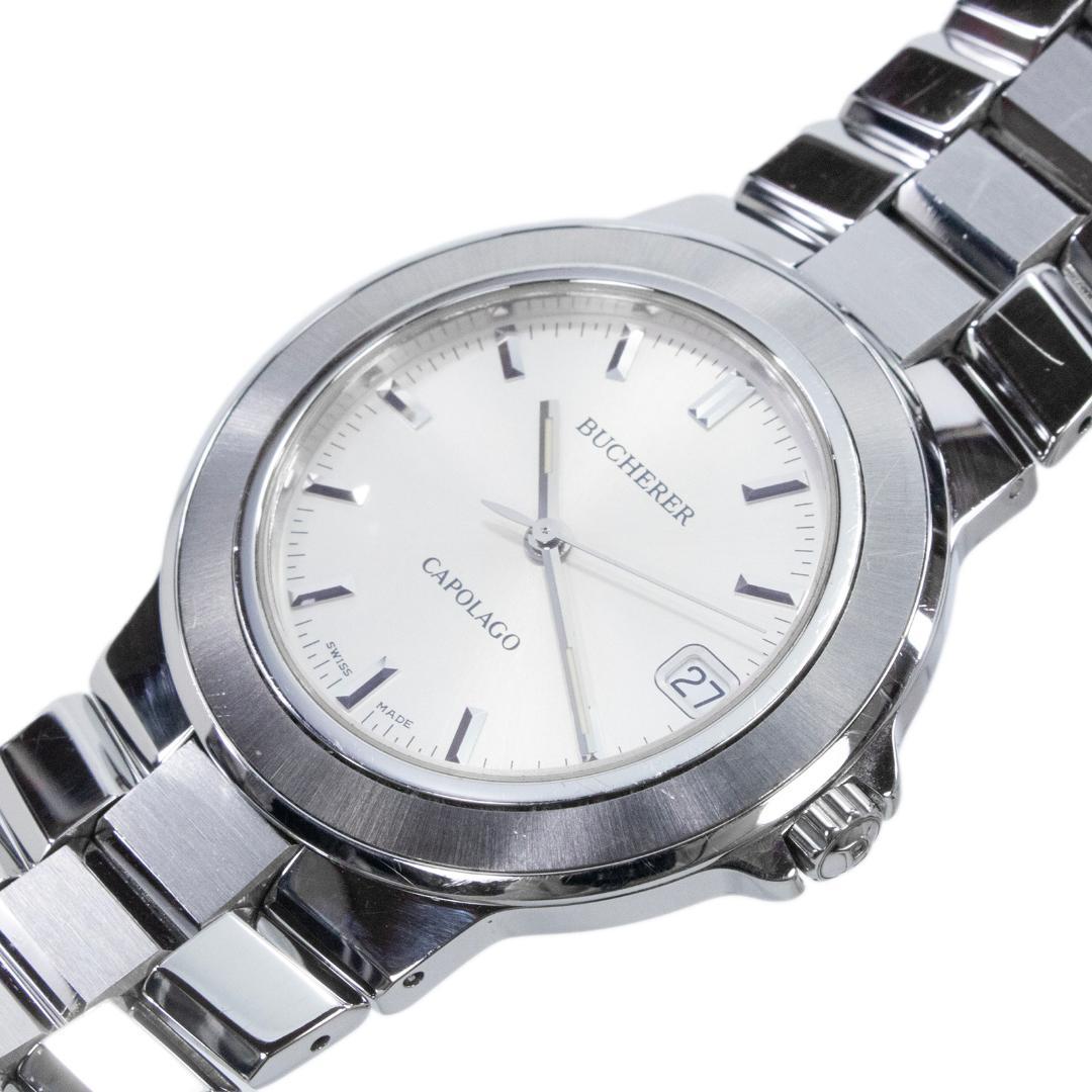 ブヘラ 腕時計 クォーツ メンズ カポラーゴ 955.750 シルバー シンプル
