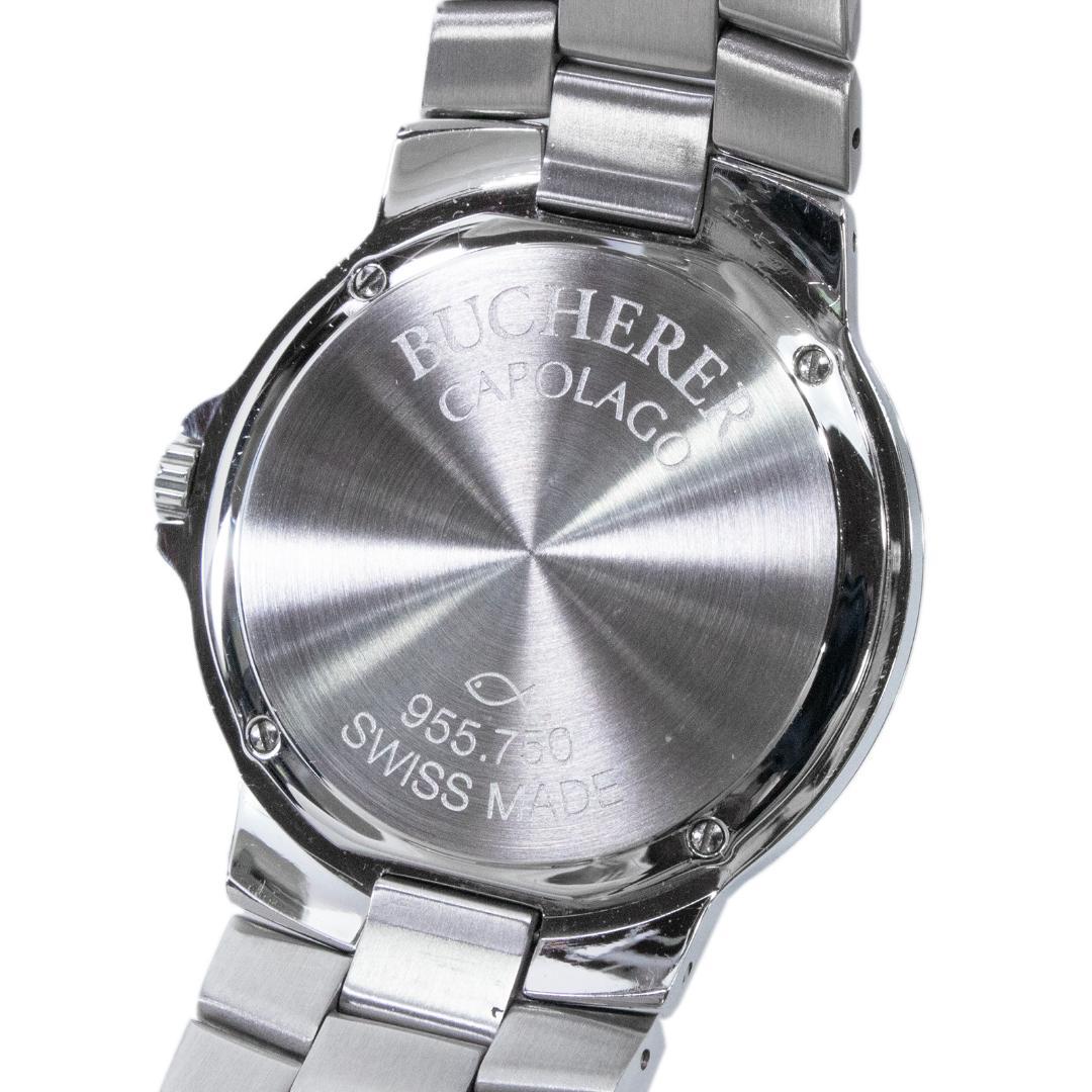 ブヘラ 腕時計 クォーツ メンズ カポラーゴ 955.750 シルバー シンプル